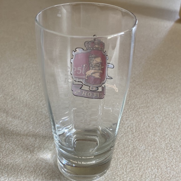 1990’s Stroh’s Brewery Detroit promotional 0.25l made in Germany glass with logo - Picture 3 of 6